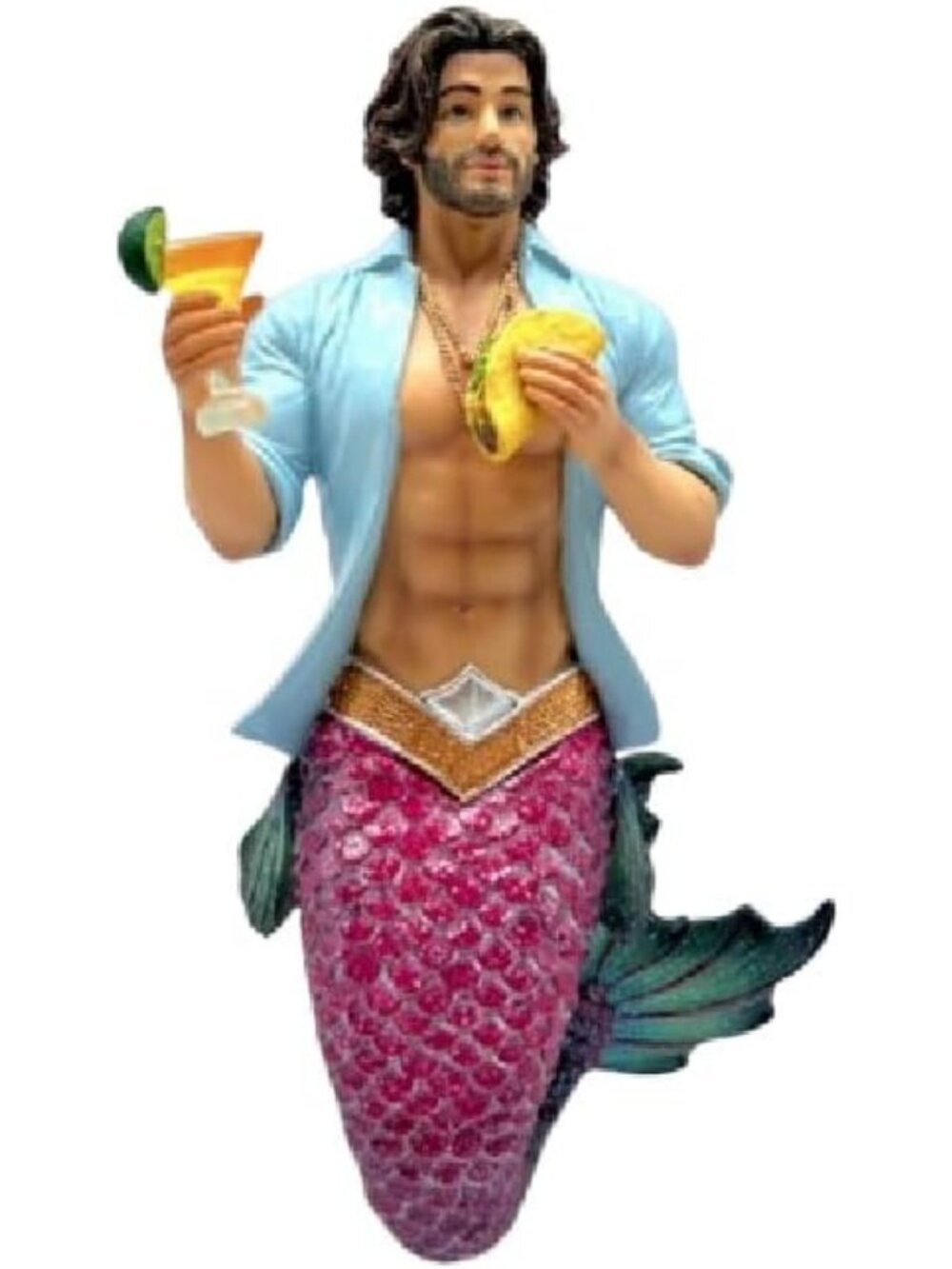 Unique TacoQuila Merman Ornament - Colorful Holiday Decor for Beach Lovers